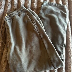 Hollister Olive Green Fleece Joggers